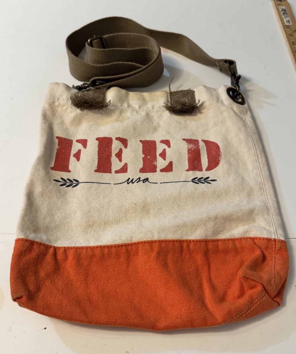 FEED PROJECT'S Canvas FEED 20 Tote Bag With Woven Straps